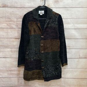 VINTAGE JAMIE KREITMAN MIXED MEDIA CHENILLE SWEATER